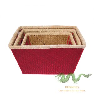 Palm leaf basket