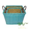 Palm leaf basket