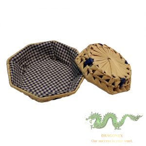 Palm leaf basket