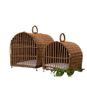 rattan-pet-house