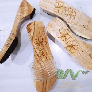 Wooden slipper