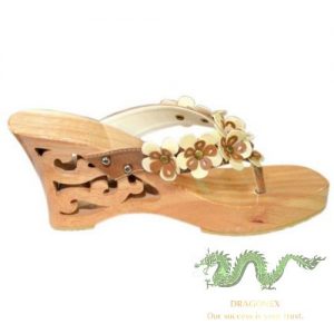 Wooden slipper