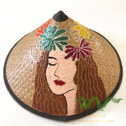 Ladies straw hat 30 - Vietnam Dragon